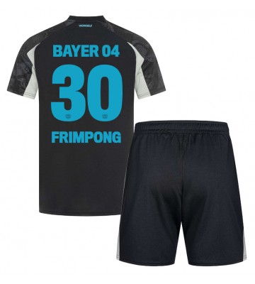 Bayer Leverkusen Jeremie Frimpong #30 Tredje Kläder Barn 2024-25 Kortärmad (+ Korta byxor)